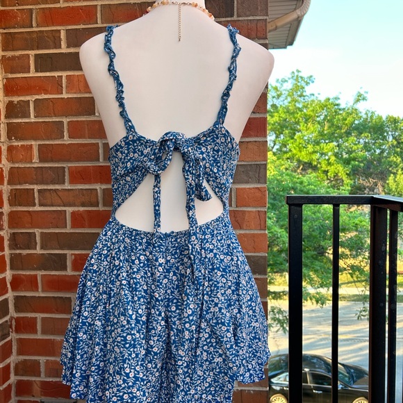 Princess Polly Blue and White Floral Mini Dress - Picture 6 of 7